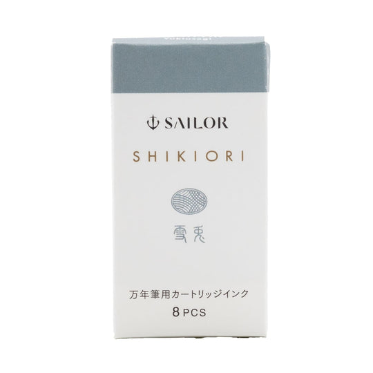 Sailor Shikiori Nature Nostalgia Ink Cartridges in Snow Bunny Blue (Yukiusagi)
