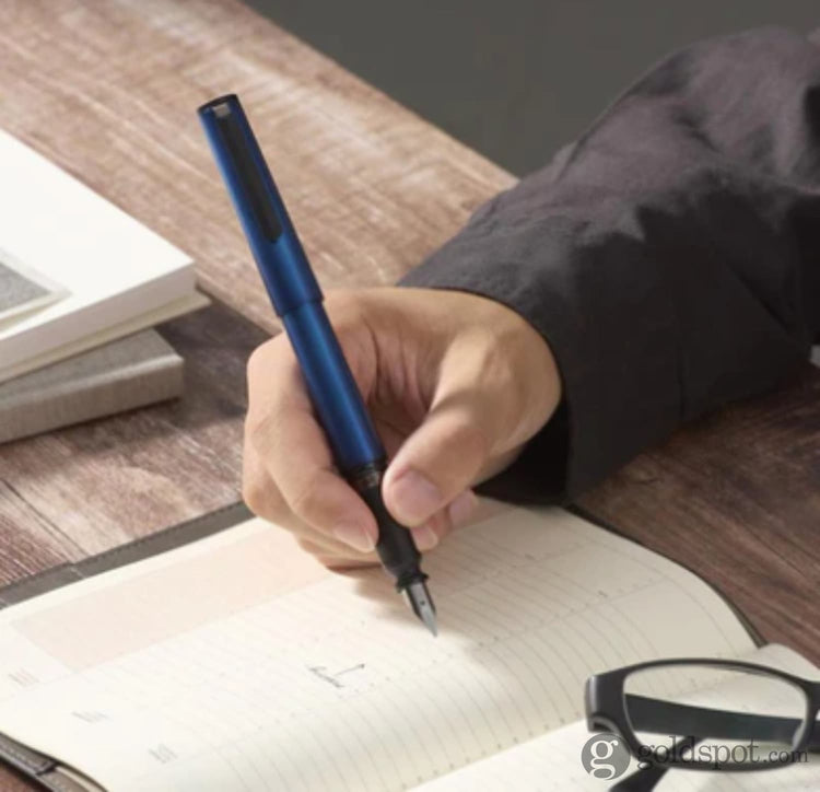 Sailor Tuzu Adjust Forge Fountain Pen in Metallic Blue Fountain Pens