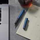 Sailor Tuzu Adjust Forge Fountain Pen in Metallic Blue Fountain Pens