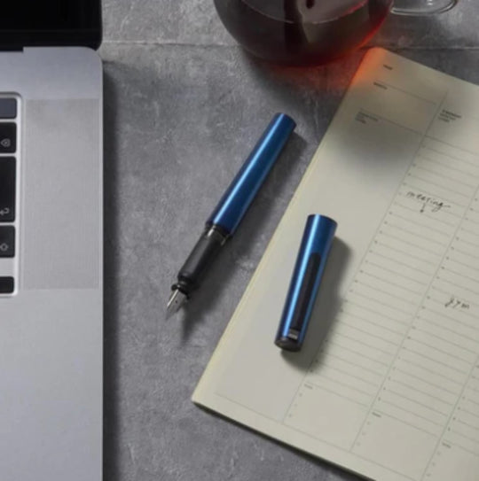 Sailor Tuzu Adjust Forge Fountain Pen in Metallic Blue