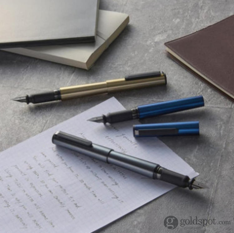 Sailor Tuzu Adjust Forge Fountain Pen in Metallic Blue Fountain Pens