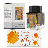 Sailor USA State Bottled Ink in Utah (Golden Amber) - 20 mL