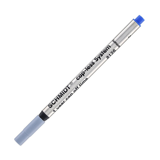 Schmidt Long 8126 Capless Rollerball Refill in Blue - Fine Point