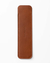 Scribo Astuzen Single Leather Pen Pouch in Classico Seppia