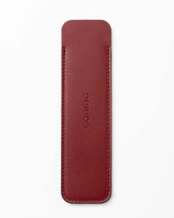 Scribo Astuzen Single Leather Pen Pouch in Rosso Chianti