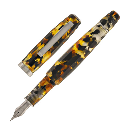 Scribo Feel Fountain Pen in Finestra Sul Tempo with Ruthenium Trim