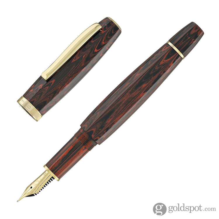 SCRIBO FEEL Fountain Pen in Palissandro Ebonite Limited Edition Fountain Pen