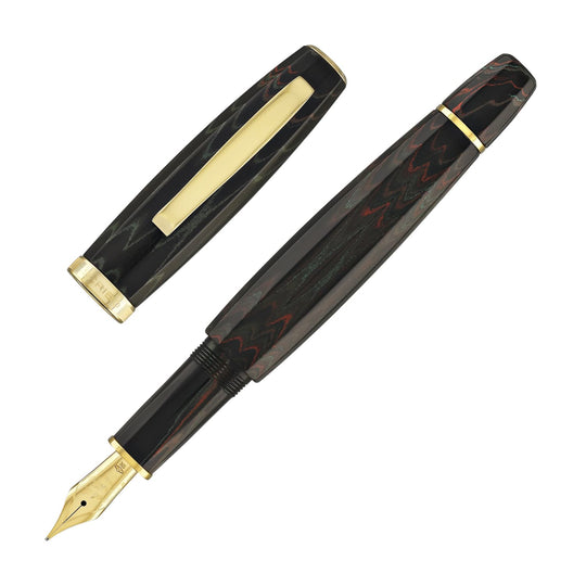 Scribo Feel Fountain Pen in Sassi Neri Ebonite