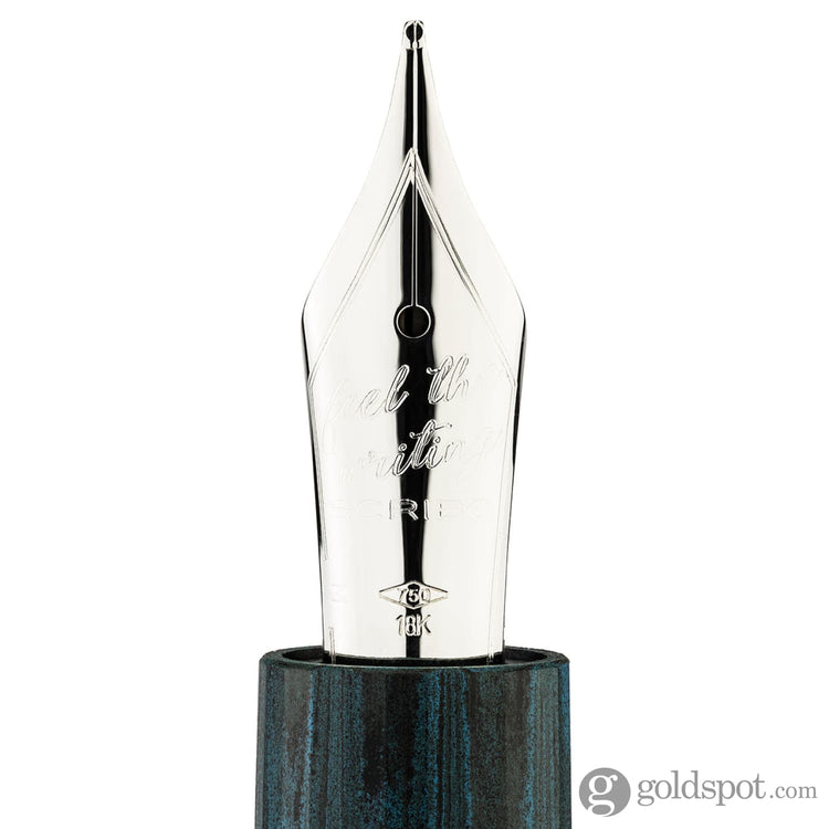 Scribo Flow Fountain Pen in Tempo with Platinum Trim Fountain Pen