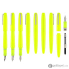 Scribo Piuma Fountain Pen in Art (Fluorescent Yellow) 18K Gold Nib Fountain Pen