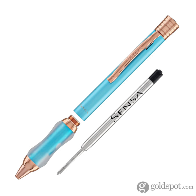 Sensa 30th Anniversary Ballpoint Pen in Aqua Blue - Limited Edition Ballpoint Pens