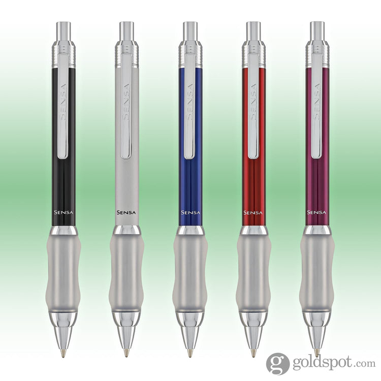 Sensa Click Lacquer Ballpoint Pen in Sable Black Ballpoint Pens