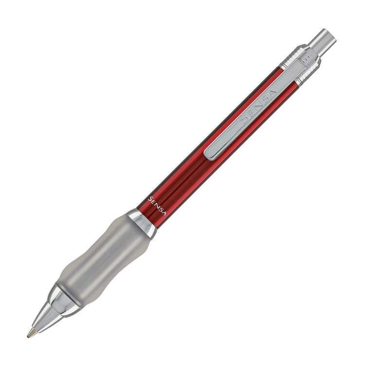Sensa Click Lacquer Ballpoint Pen in Scarlet Burgundy Ballpoint Pens