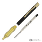 Sensa Herringbone Jewels Ballpoint Pen in Black Diamond Pens