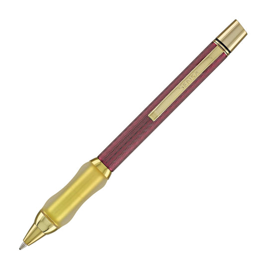 Sensa Herringbone Jewels Ballpoint Pen in Garnet Burgundy