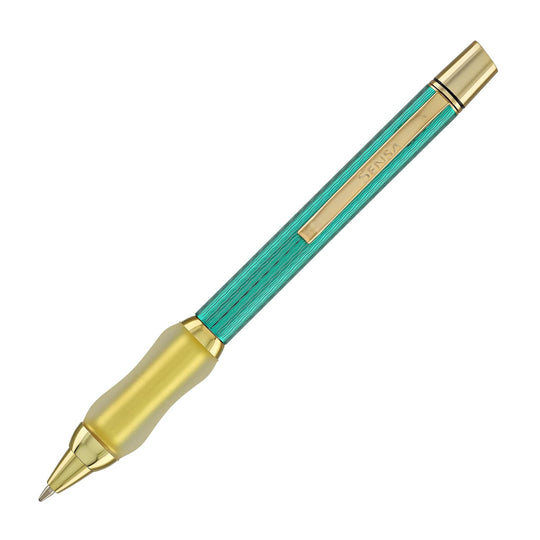 Sensa Herringbone Jewels Ballpoint Pen in Jade Green