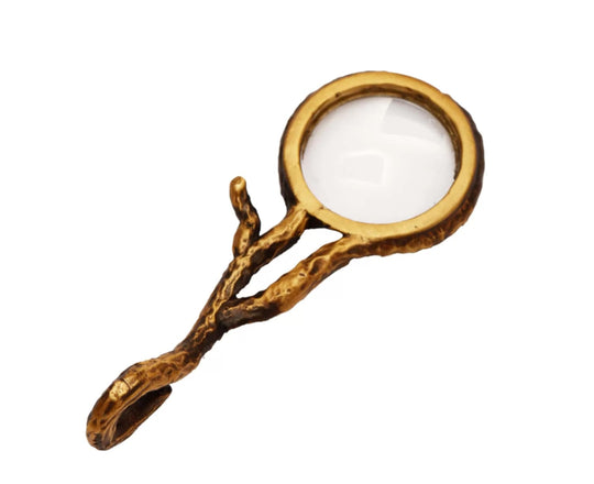 Sepia Accessories Tree Branch Brass Magnifying Glass