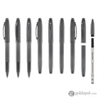 Sheaffer 100 Rollerball Pen in Shiny Dark Grey Gunmetal with PVD Trim Rollerball Pen