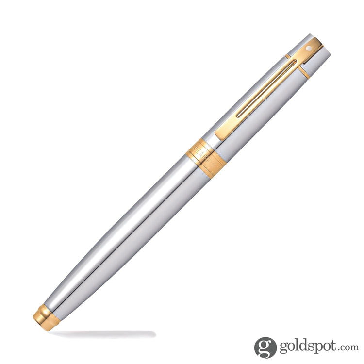 Sheaffer 300 Fountain Pen in Chrome with Gold Tone Fountain Pen