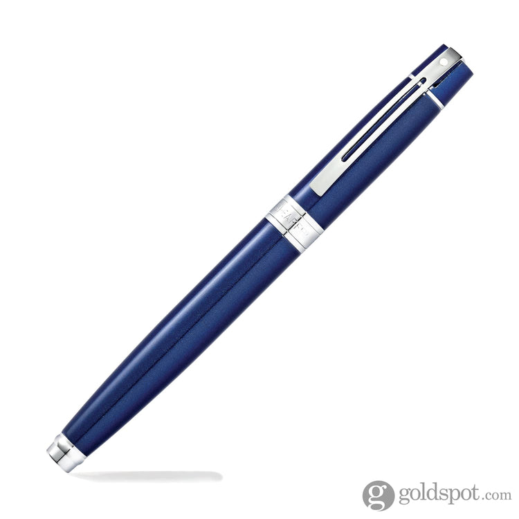 Sheaffer 300 Fountain Pen in Glossy Blue with Chrome Trim Fountain Pen