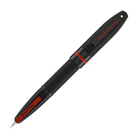 Sheaffer Icon Fountain Pen in Matte Black Lacquer with Red PVD Trim