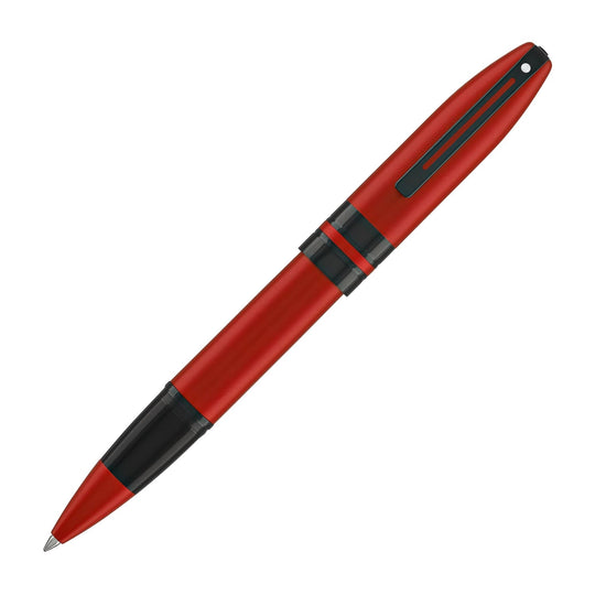 Sheaffer Icon Rollerball Pen in Metallic Red Lacquer with Black PVD Trim