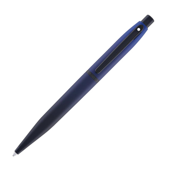 Sheaffer VFM Ballpoint Pen in Matte Blue with PVD Trim