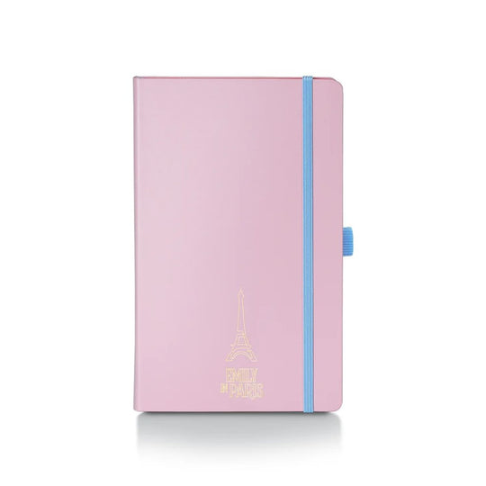 Sheaffer x Emily in Paris A5 Hardbound Notebook with Embossed Eiffel Tower in Pink - 5.0 x 8.0