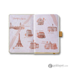 Sheaffer x Emily in Paris A6 Hardbound Notebook with Embossed Eiffel Tower in Beige - 3.7 x 5.7 Notebooks Journals