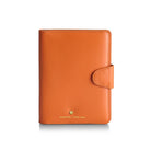 Sheaffer x Emily in Paris Full-Grain Leather Passport Case with Pen Loop in Orange Accessories