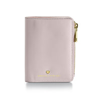 Sheaffer x Emily in Paris Genuine Leather Zipped Bifold Coin Wallet in Pink