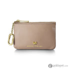 Sheaffer x Emily in Paris Full-Grain Leather Zipped Key Fob Pouch in Taupe Accessories