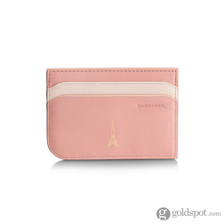 Sheaffer x Emily in Paris Prelude Mini Ballpoint Pen in Pastel Pink and Full-Grain Leather Credit Card Holder Set Gift Sets