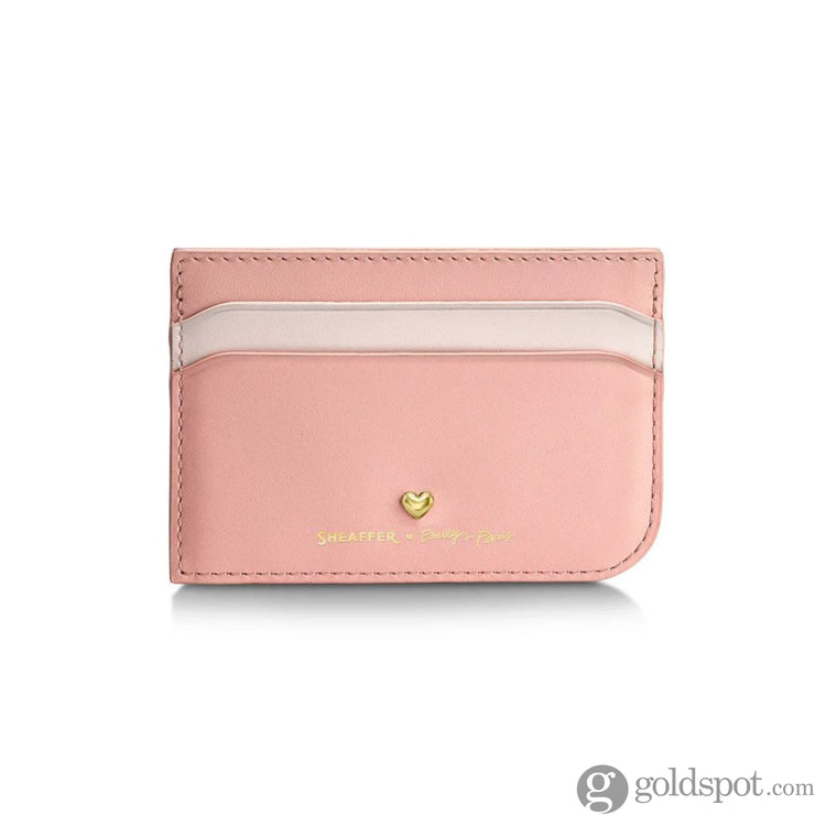 Sheaffer x Emily in Paris Prelude Mini Ballpoint Pen in Pastel Pink and Full-Grain Leather Credit Card Holder Set Gift Sets