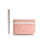 Sheaffer x Emily in Paris Prelude Mini Ballpoint Pen in Pastel Pink and Full-Grain Leather Credit Card Holder Set Gift Sets