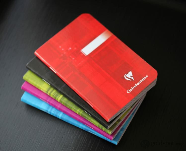 Clairefontaine Staplebound Ruled Notebook in Assorted Colors - 3.5 x 5.5 Notebook