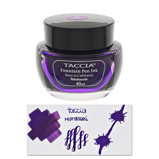 Taccia Bottled Ink in Murasaki Purple - 40 mL
