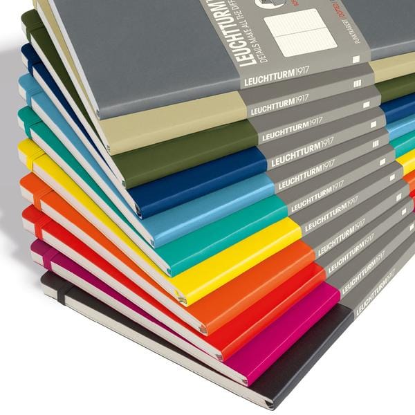 Leuchtturm 1917 journals rainbow color covers