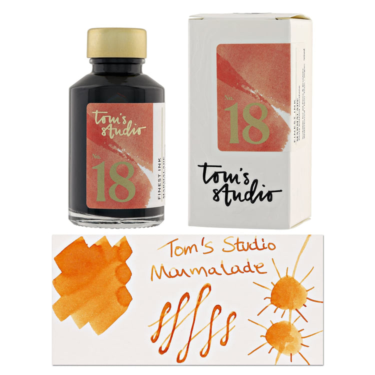 Tom’s Studio Bottled Ink in Marmalade - 50ml Bottled Ink