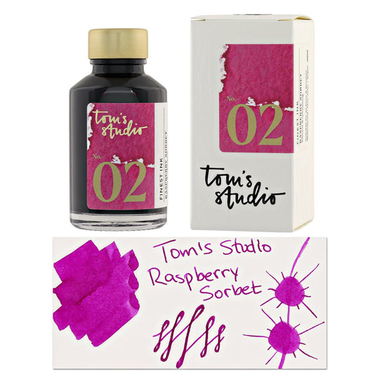 Tom's Studio Bottled Ink in Raspberry Sorbet - 50ml