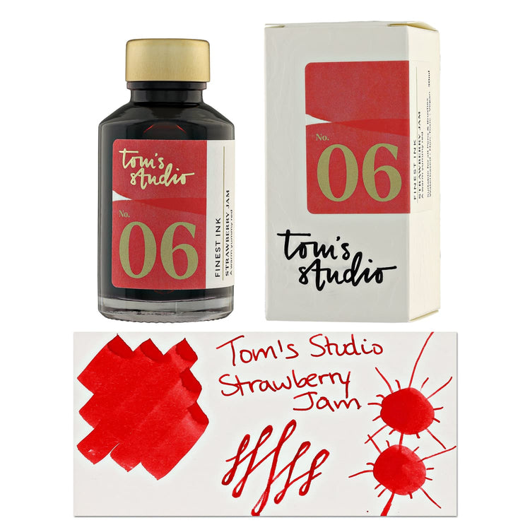 Tom’s Studio Bottled Ink in Strawberry Jam - 50ml Bottled Ink