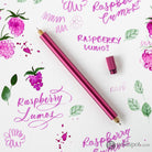 Tom’s Studio Lumos Pro Refillable Duo Tip Pen in Raspberry Felt Tip and Fineliner