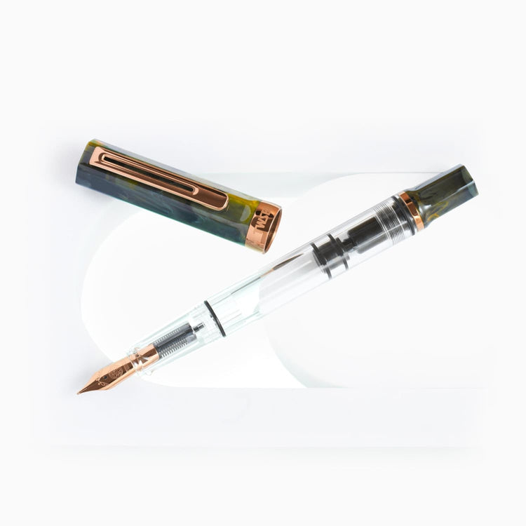 TWSBI Eco Fountain Pen in Serpentine with Bronze Trim Fountain Pen