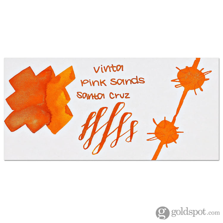 Vinta Inks 1.0 Shimmer Bottled Ink in Pink Sands [Santa Cruz 1983] - 30mL Bottled Ink