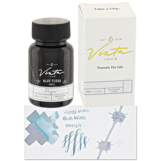 Vinta Inks 2.0 Bottled Ink in Blue Floss [Perya 1820] - 30mL