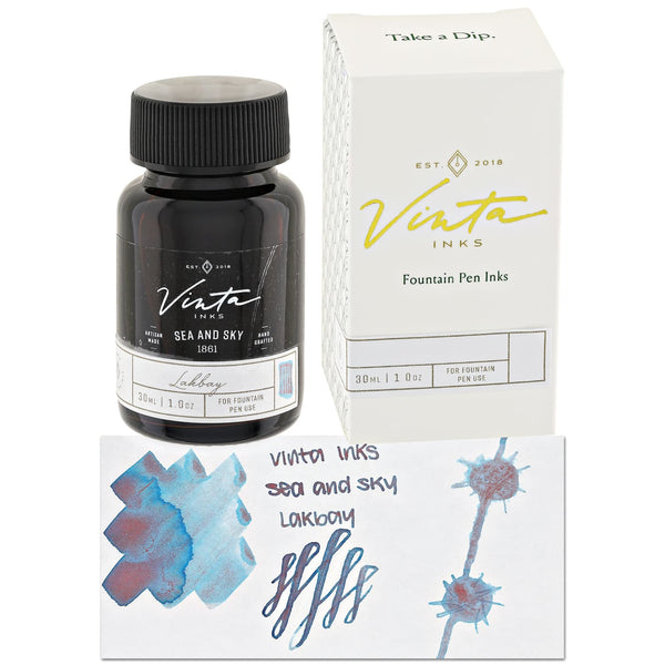 Vinta Inks Fairytale Collection Bottled Ink in Sea and Sky [Lakbay 1861] - 30mL Bottled Ink