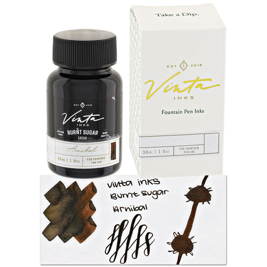 Vinta Inks Hello Rain Bottled Ink in Burnt Sugar [Arnibal 1856] - 30mL