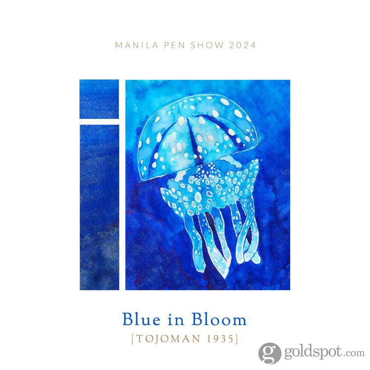 Vinta Inks Manila Pen Show 2025 Collection Bottled Ink in Blue in Bloom [Tojoman 1935] - 30mL Bottled Ink