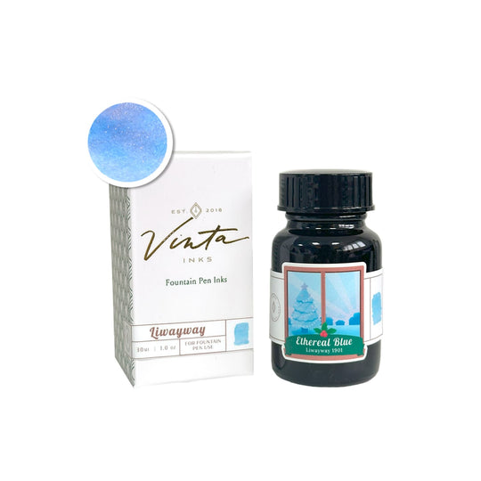 Vinta Inks Seasonal Bottled Ink in Ethereal Blue [Liwayway 1901] - 30mL