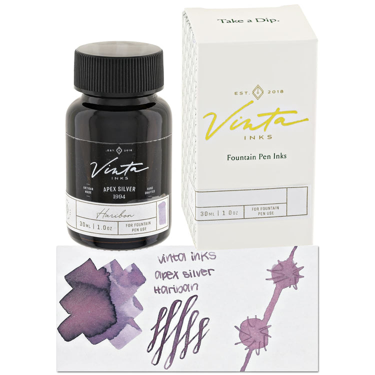 Vinta Inks The Awareness Project Bottled Ink in Apex Silver [Haribon 1994] - 30mL Bottled Ink